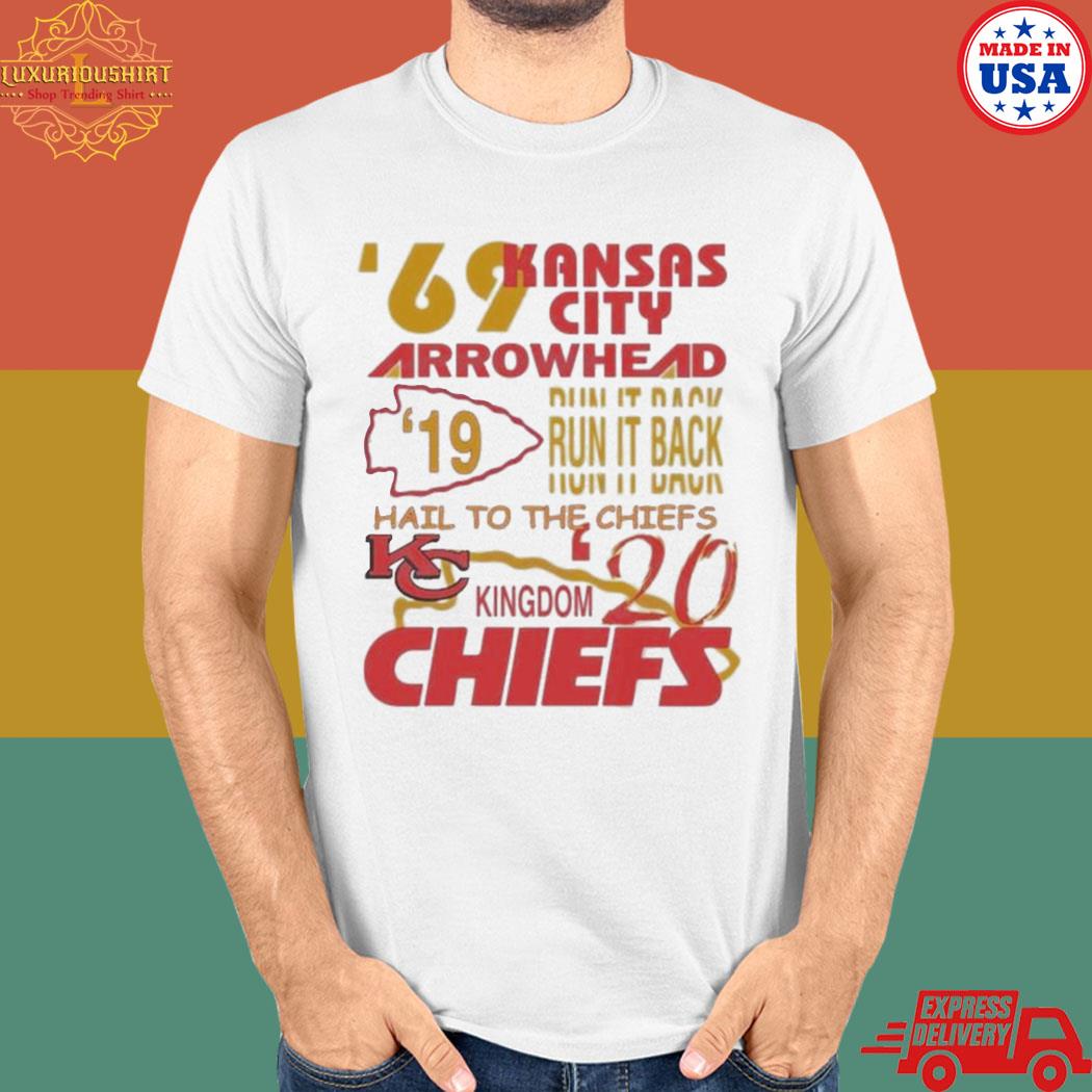 Kansas City Chiefs ’69 Arrowhead Run It Back Hail To The Chiefs Kingdom ...