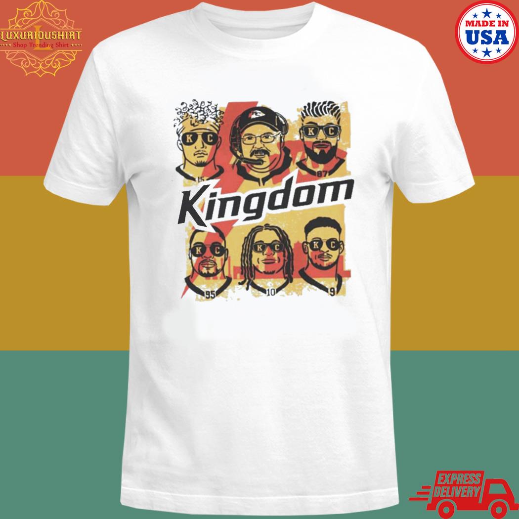 Official Kansas city Chiefs Kingdom 2023 super bowl lviI T-shirt