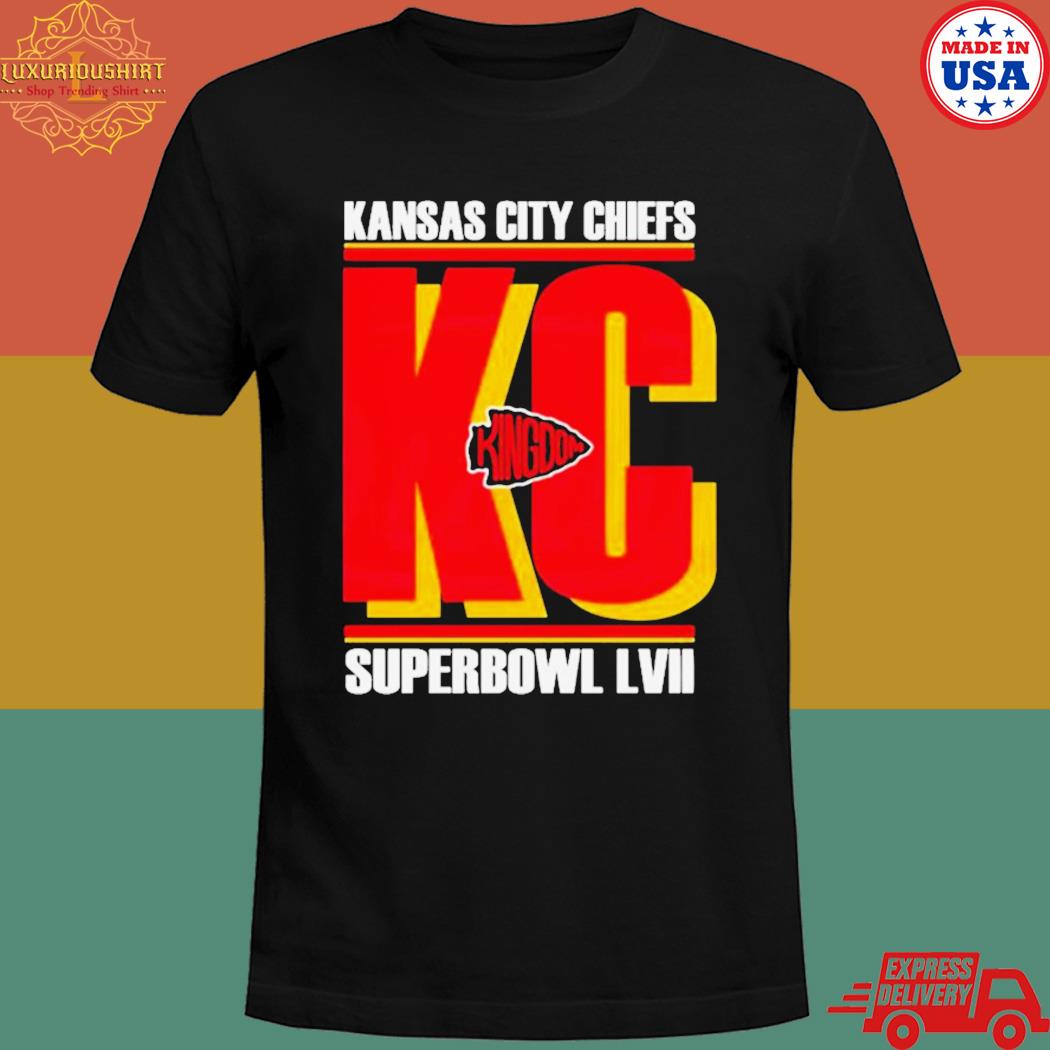 Official Kc Chiefs superbowl lviI kc Chiefs logo T-shirt