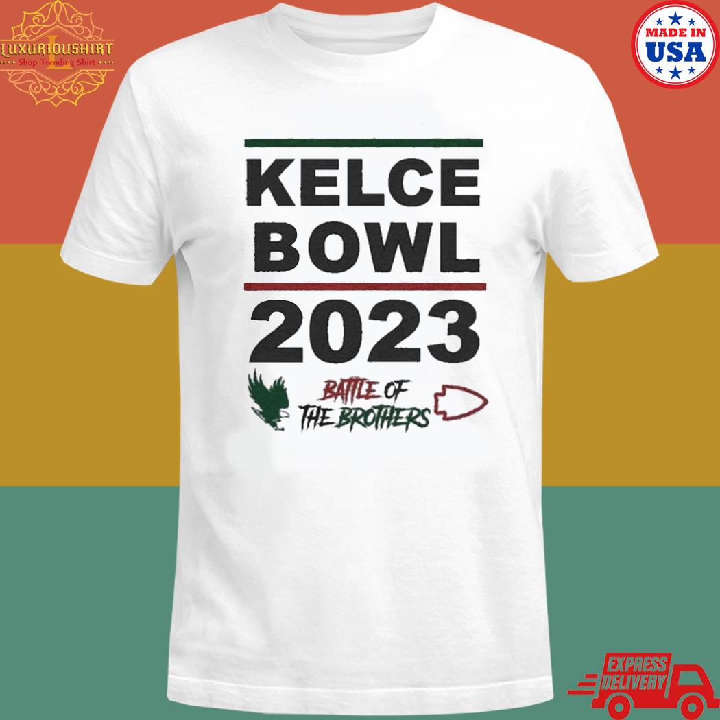 Official Kelce bowl 2023 battle of the brothers T-shirt