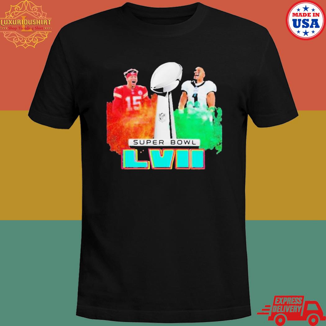Official Mahomes and hurts super bowl lviI 2023 T-shirt