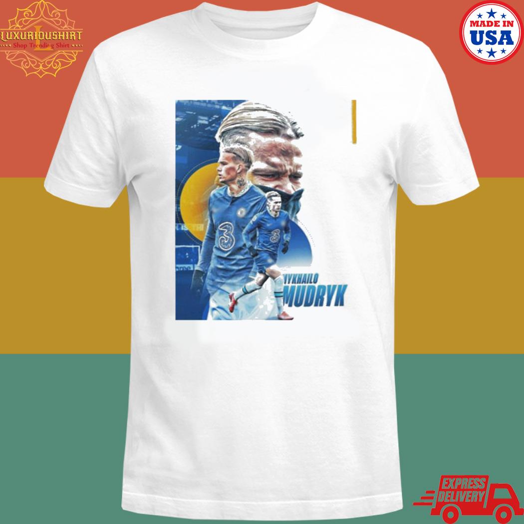 Official Mykhailo mudryk art Football T-shirt
