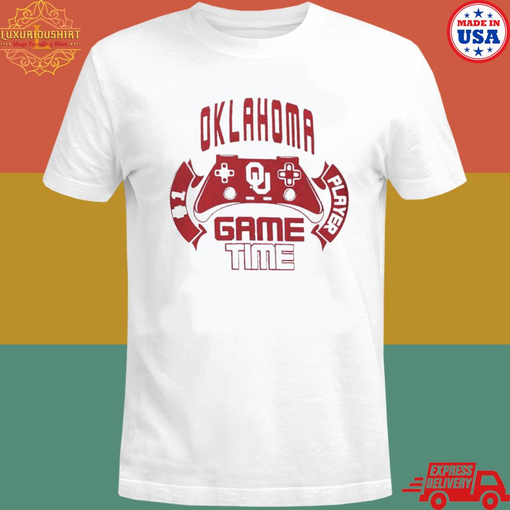 Official Oklahoma sooners game time T-shirt