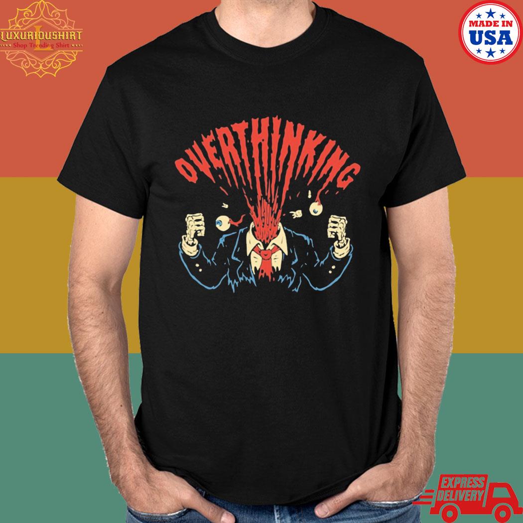 Official Overthinking murder apparel T-shirt