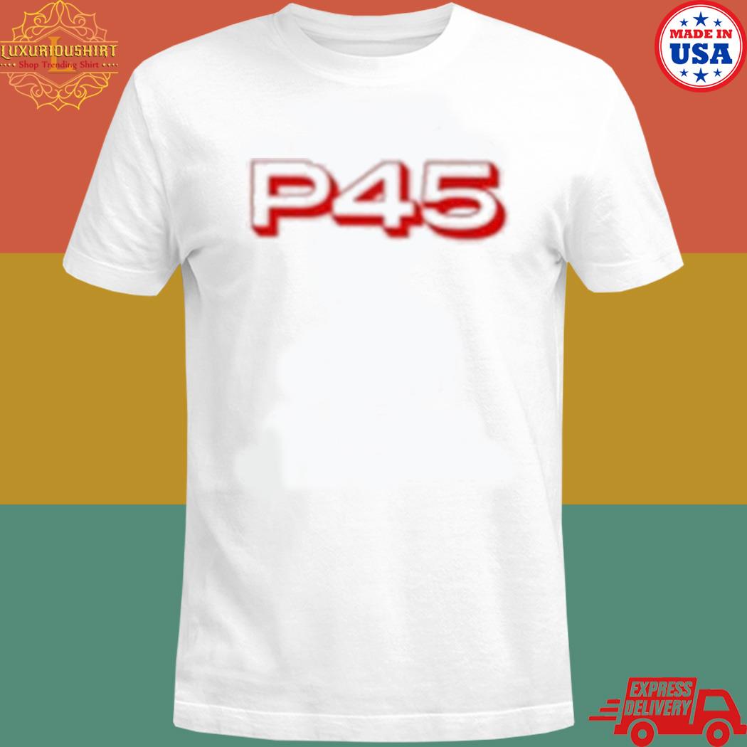 Official P45 black and red og T-shirt
