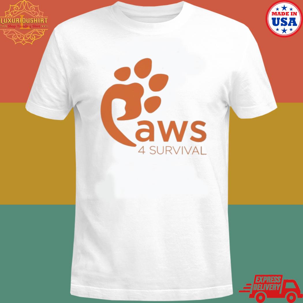 Official Paws 4 survival T-shirt