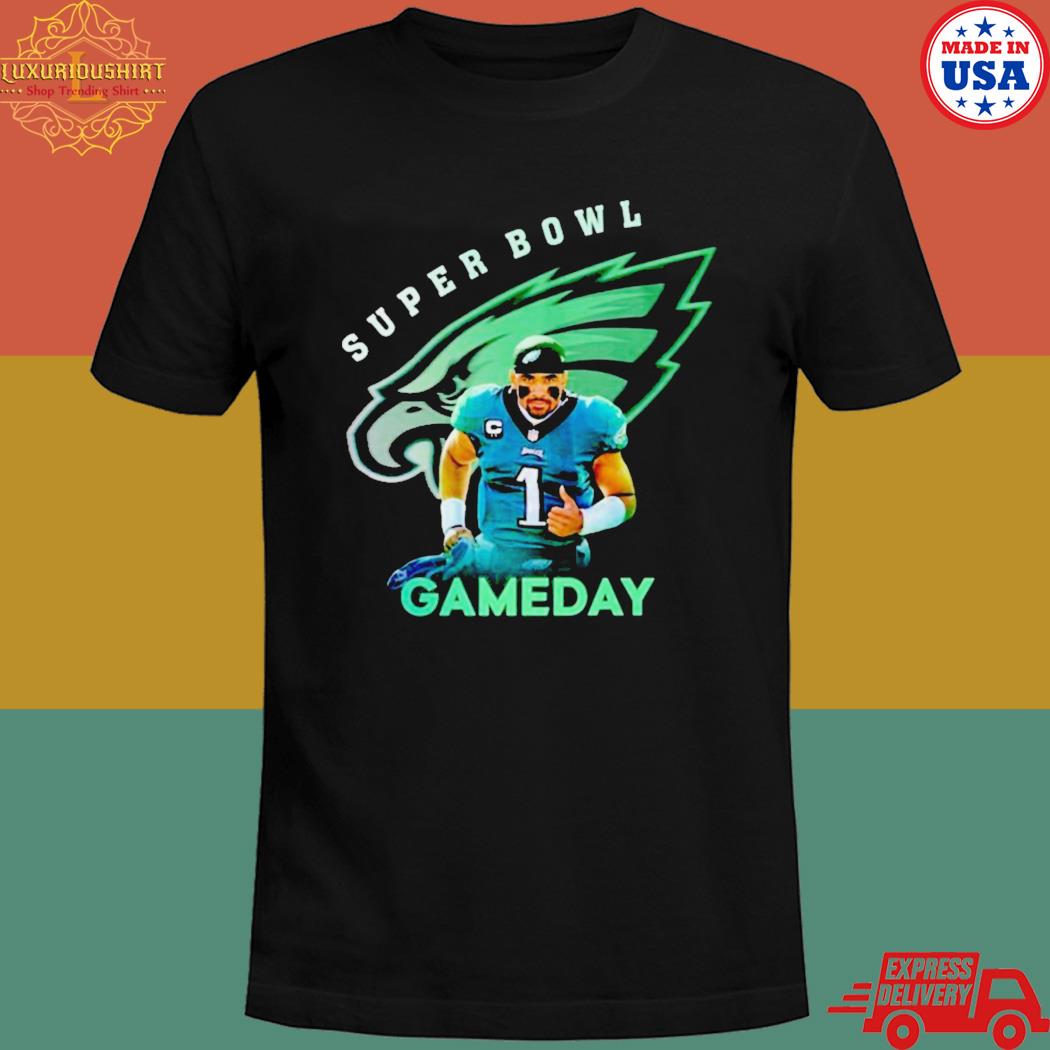 Official Philadelphia eagles super bowl gameday jalen hurts 2023 T-shirt