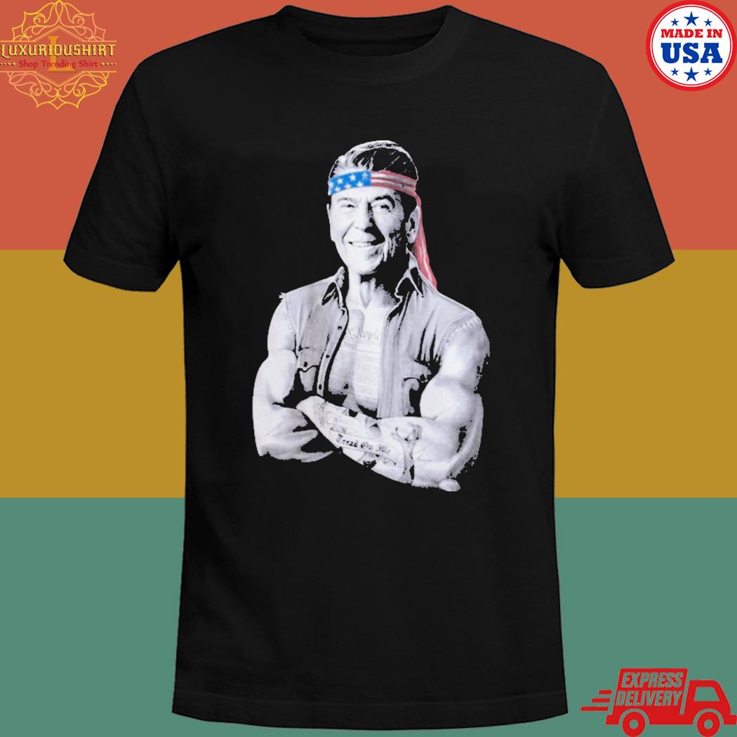 Official Reagan American icon conservative merica republican gop T-shirt