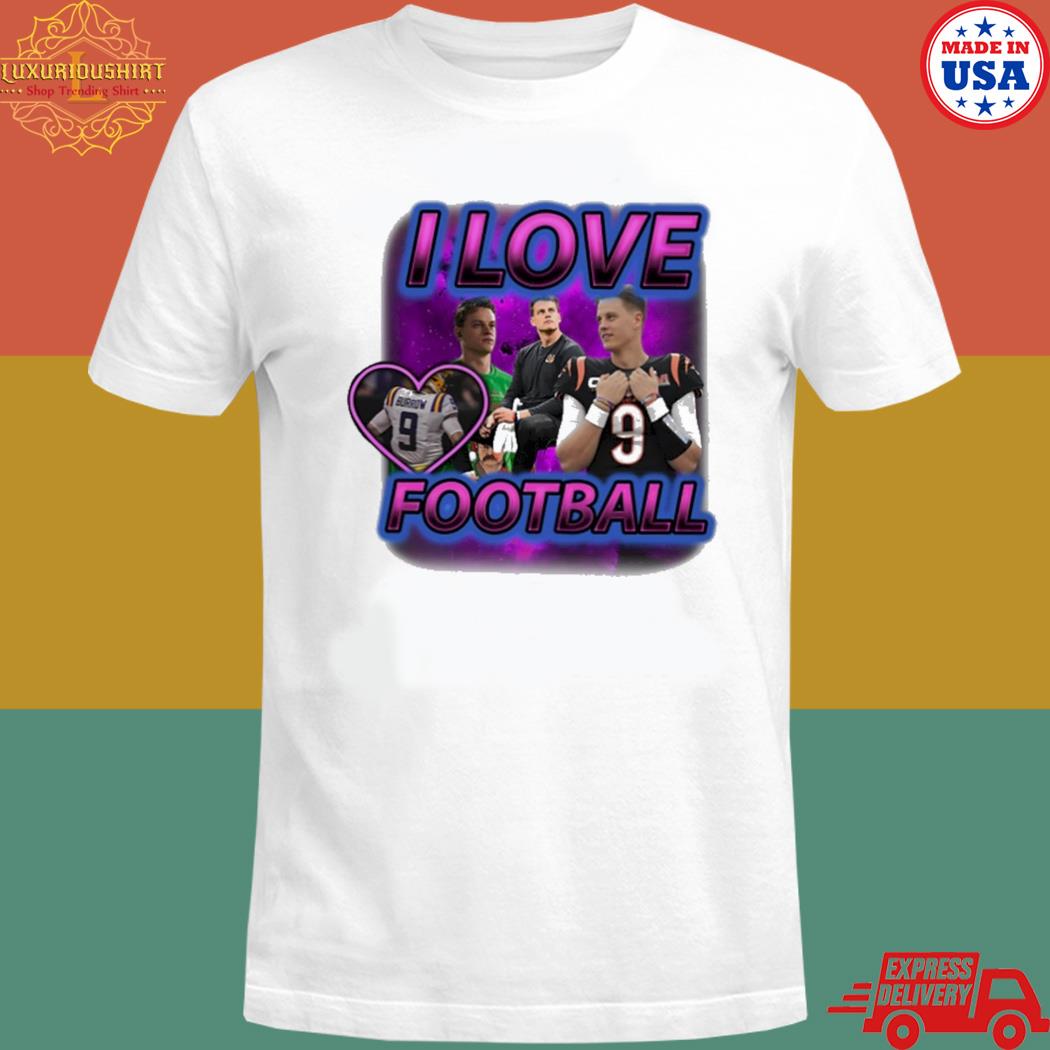 Official Sadstreet I love Football T-shirt