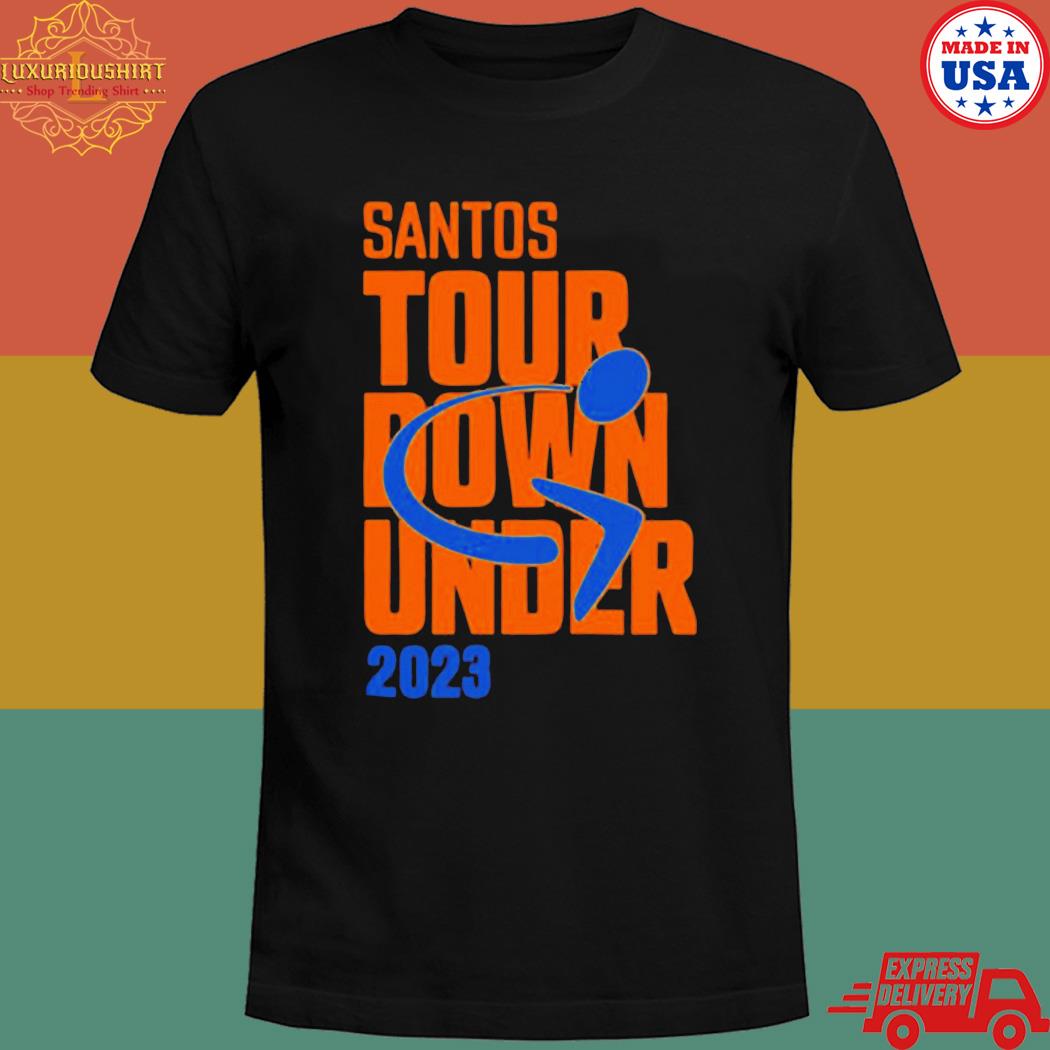Official Santos down under 2023 new tour T-shirt