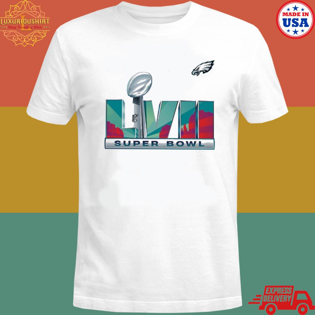 Official Super bowl lviI fanatics branded 2023 T-shirt