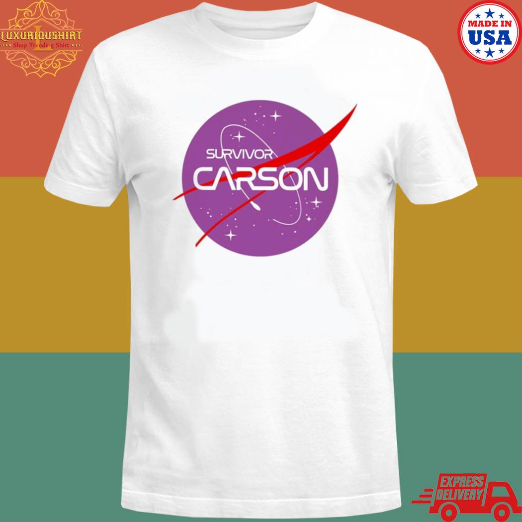 Official Survivor carson merch team carson space meatball T-shirt