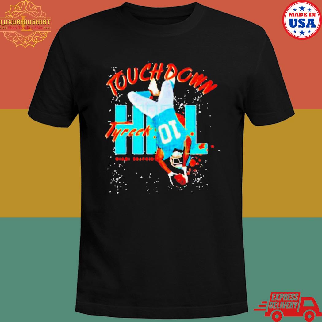 Official Touch ddown tyreek hill miamI dolphins T-shirt
