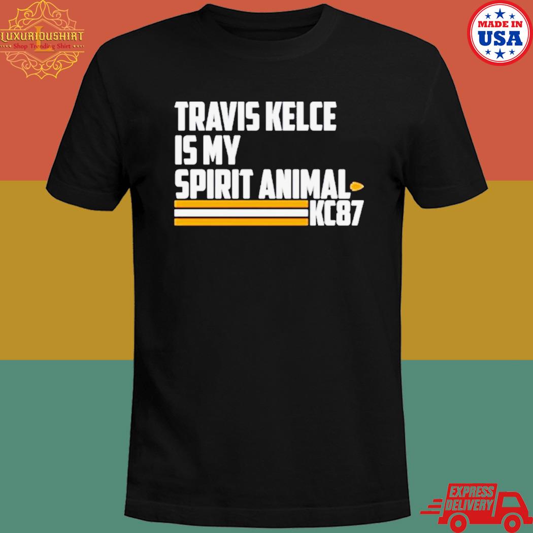 Official Travis kelce is my spirit animal kc87 T-shirt