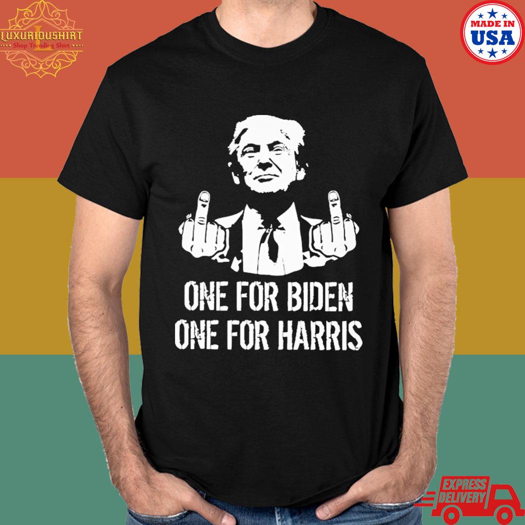 Official Trump one for Biden one for Harris T-shirt