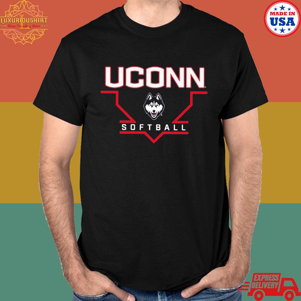 Official Uconn huskies merch uconn softball T-shirt