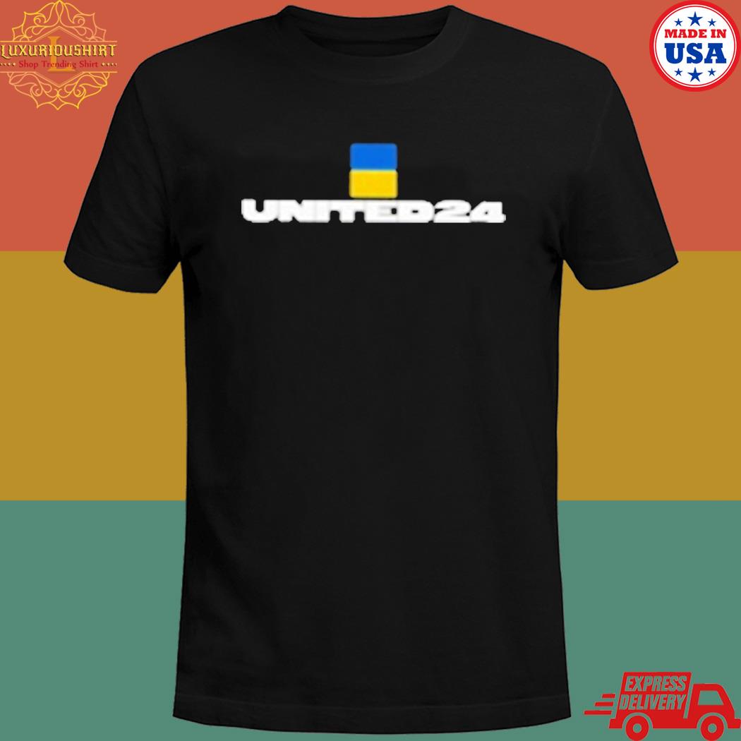 Official Ukraine flag united24 T-shirt