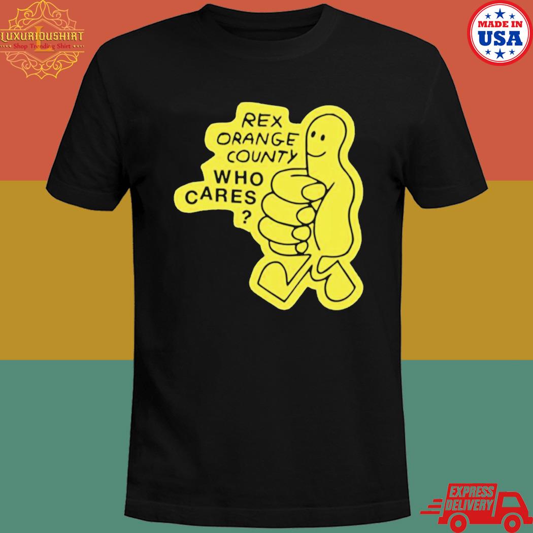Official Who cares rex orange county T-shirt