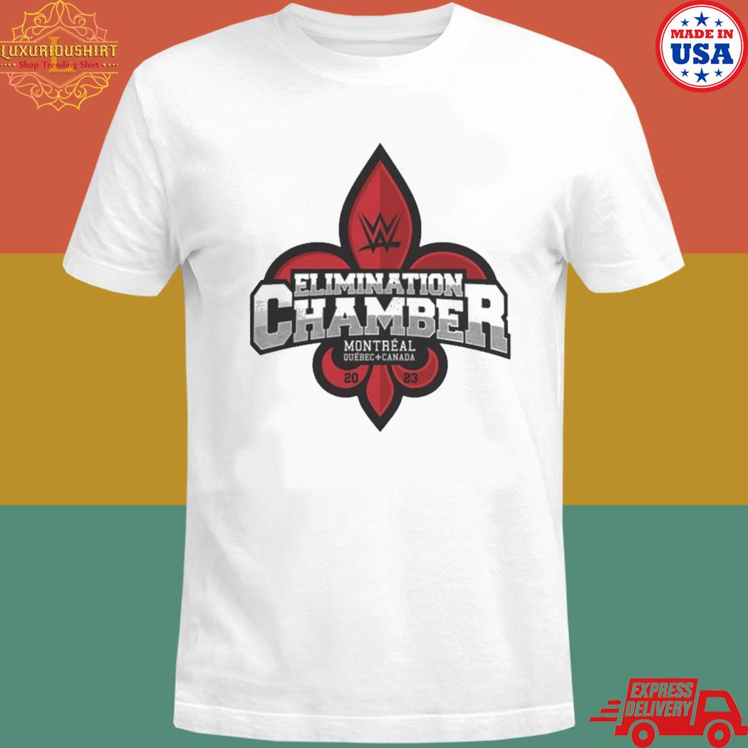 Official Wwe elimination chamber montreal 2023 logo T-shirt