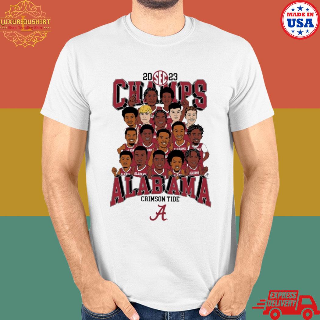 Official 2023 sec regular season champs Alabama crimson tide T-shirt