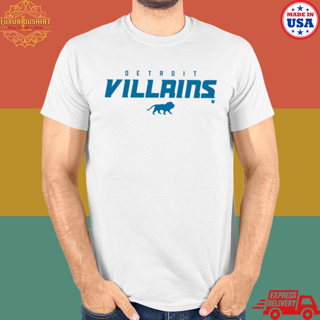 Official Detroit villains T-shirt