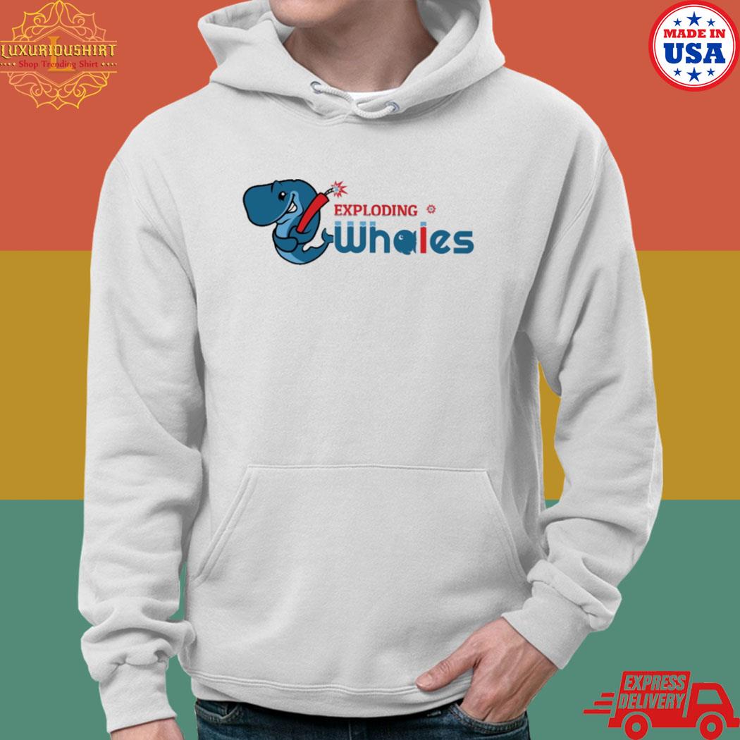 Official Eugene emeralds exploding whales T-s hoodie
