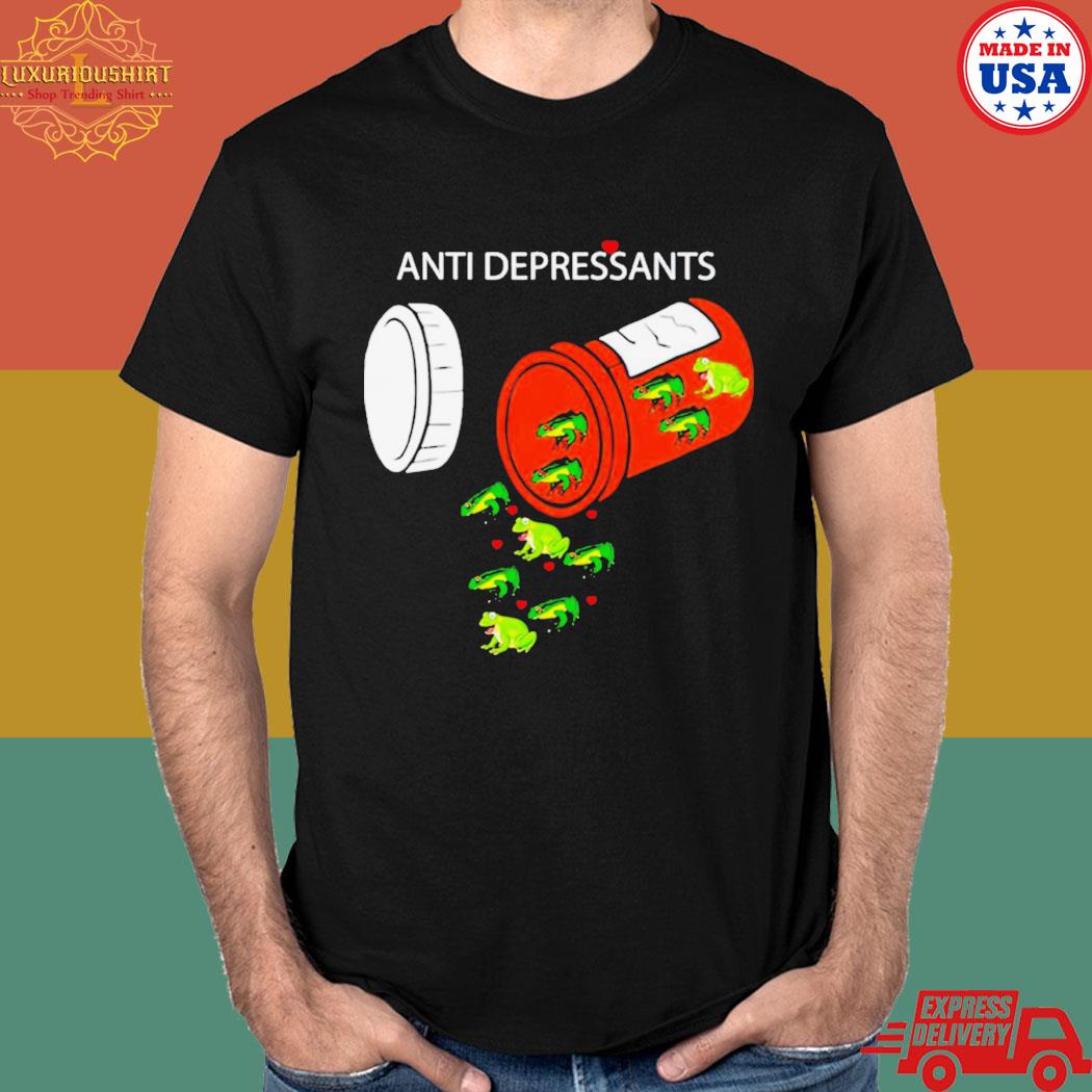 Official Frog antI depressants T-shirt