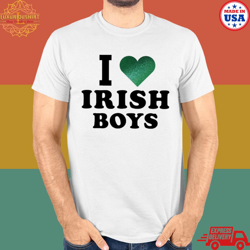 Official I love irish boys st patricks day T-shirt