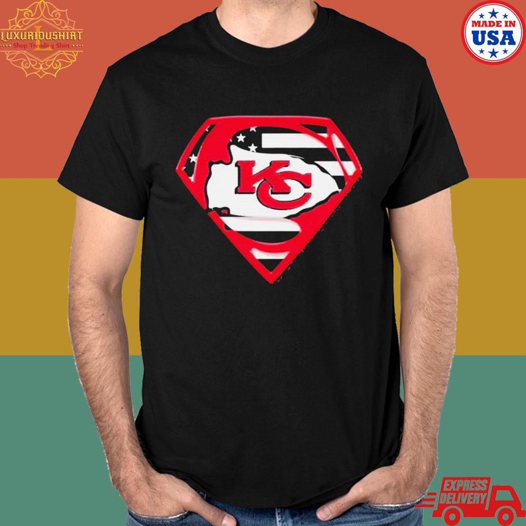 Official Kansas city Chiefs supermen 2023 T-shirt