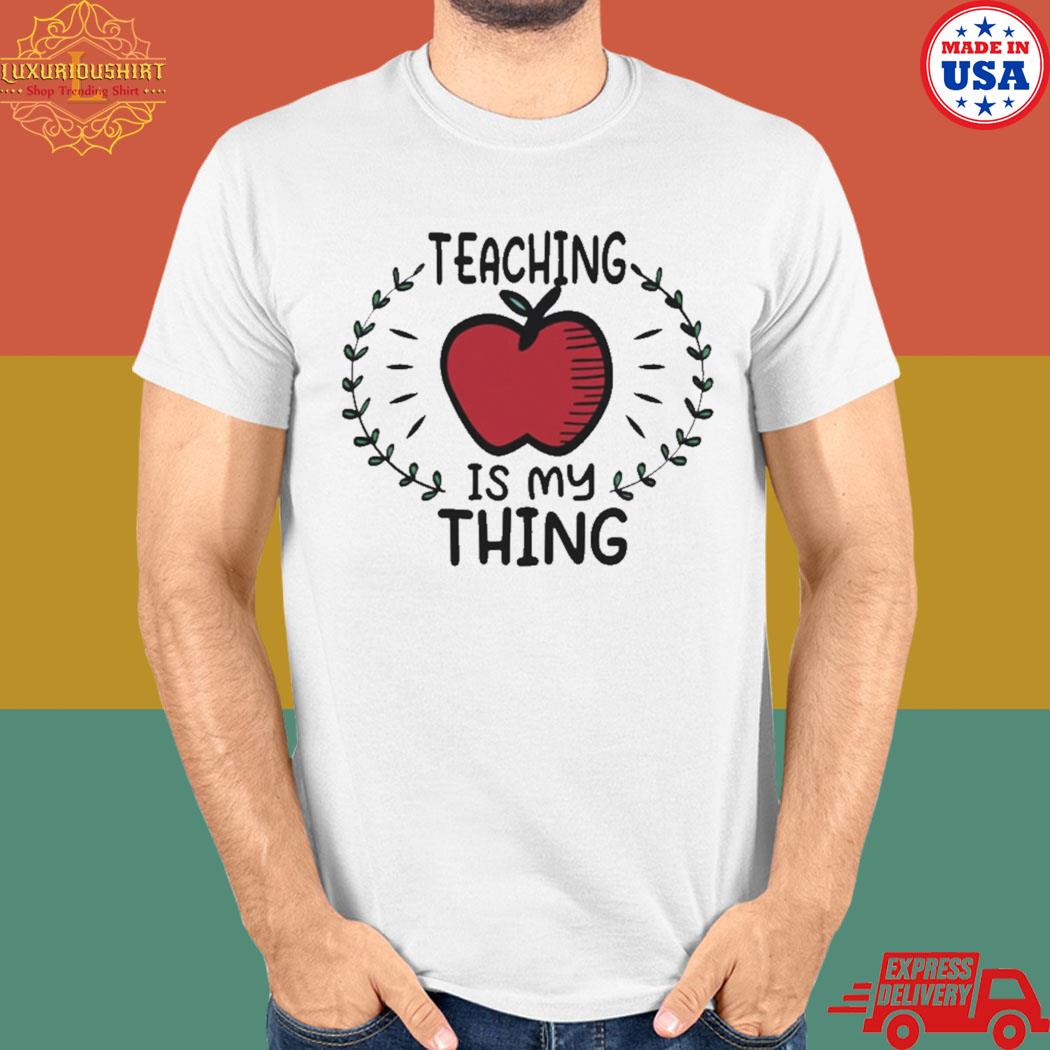 Official Red apple dr seuss teacher T-shirt