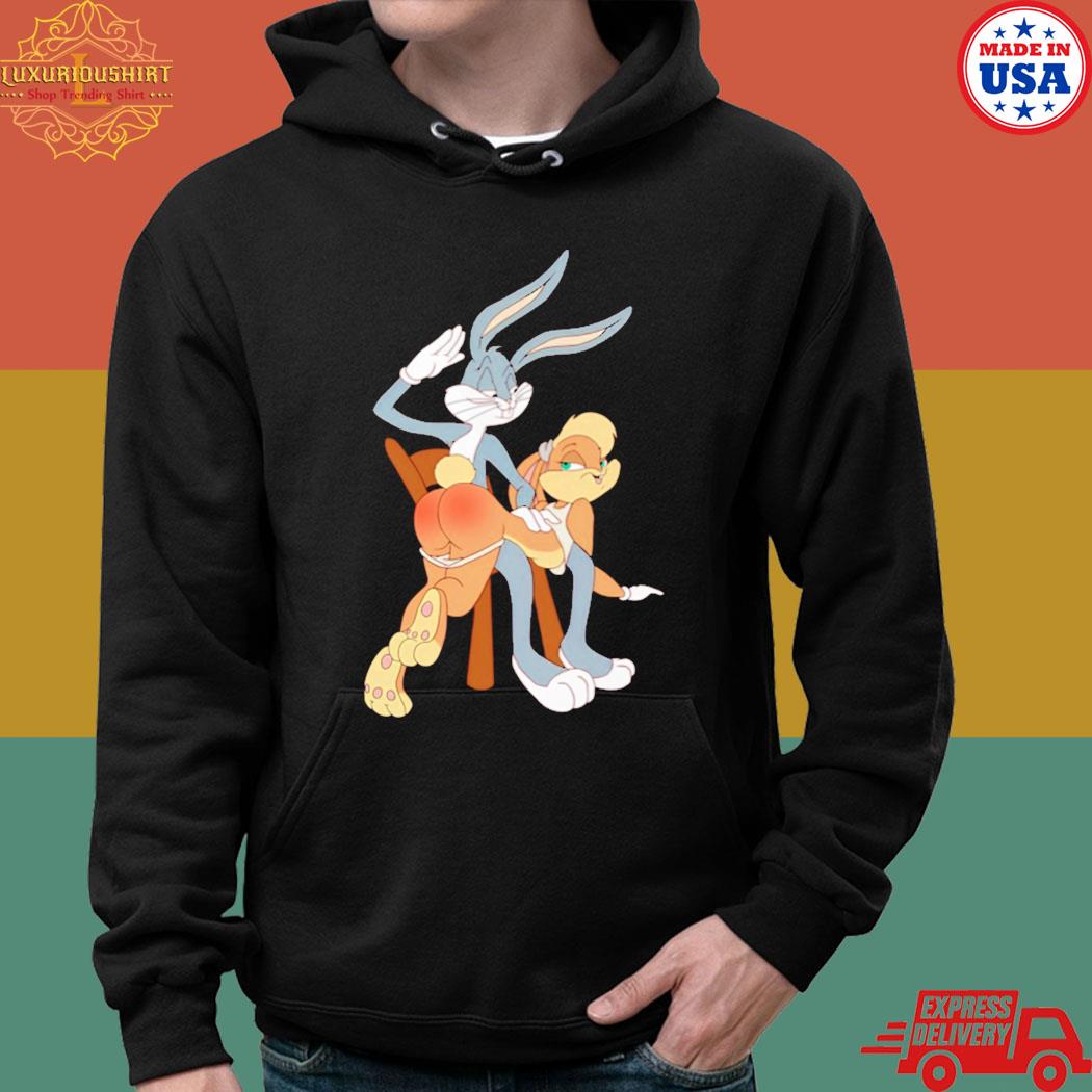 Official Reece wearing bugs bunny and lola sexy T-s hoodie