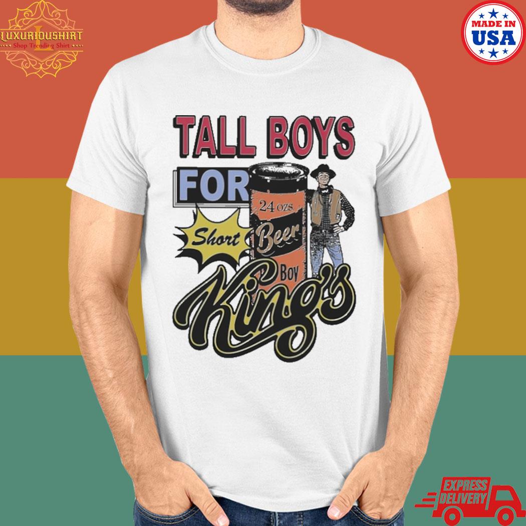 Official Tall boys for short kings T-shirt