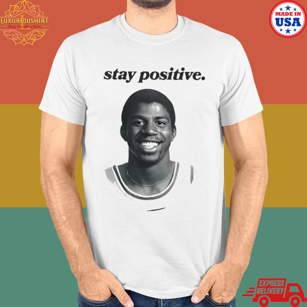 Official The childish store magic johnson stay positive T-shirt