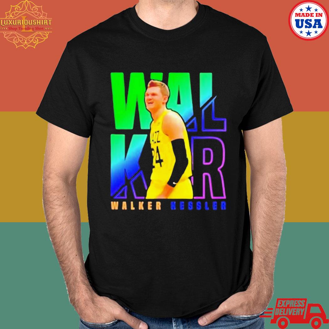 Official Walker kessler Utah jazz basketball poster T-shirt
