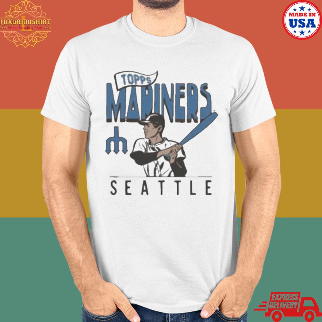 Official mlb x topps Seattle mariners T-shirt, hoodie, sweater, long sleeve  and tank top