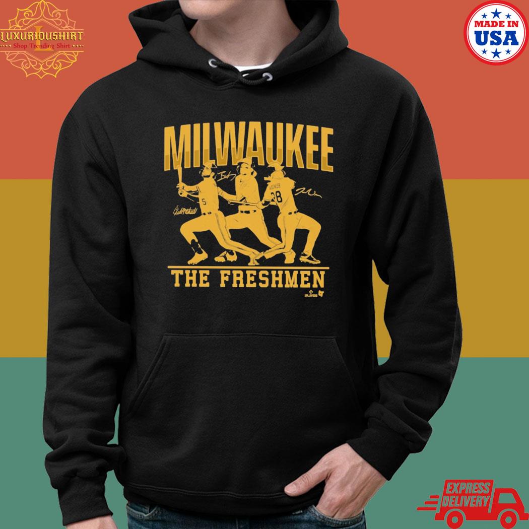 Brice Turang, Joey Wiemer, & Garrett Mitchell The Freshmen Shirt - Milwaukee Brewers