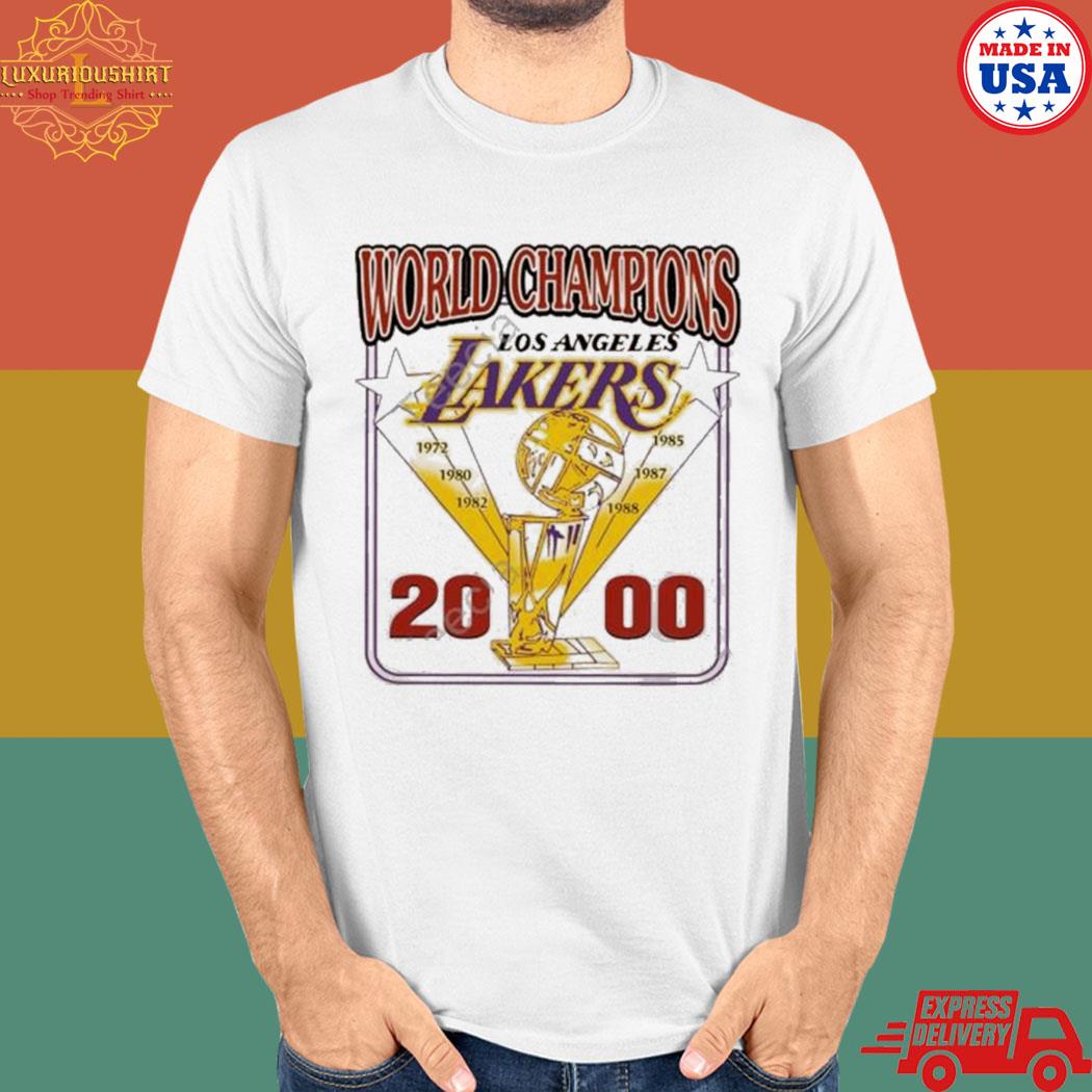 Official Vintage Los Angeles Lakers 2000 Champion World T-Shirt, hoodie,  sweater, long sleeve and tank top