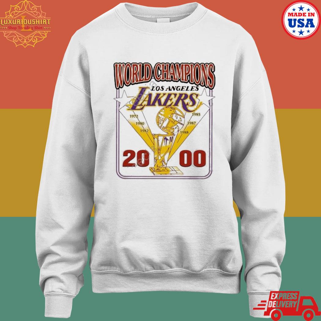 Official Vintage Los Angeles Lakers 2000 Champion World T-Shirt, hoodie,  sweater, long sleeve and tank top