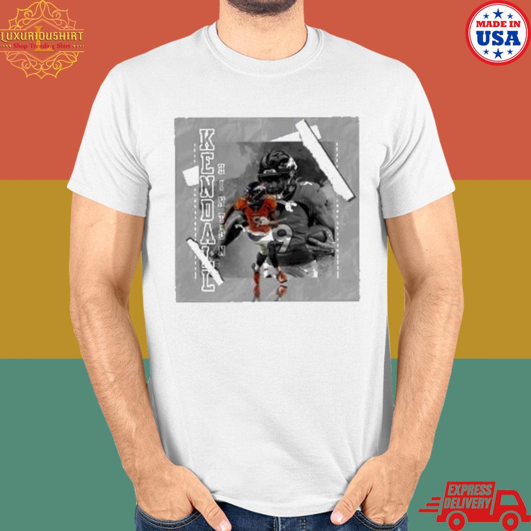 Kendall Hinton 9 Denver Broncos football poster 2023 T-shirt