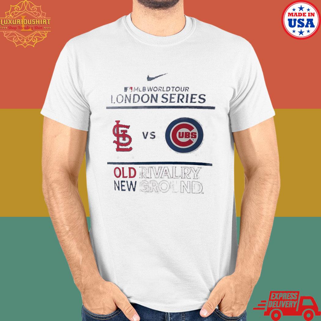 Logo Nike Chicago Cubs Vs St Louis Cardinals 2023 Mlb World Tour London  Series Old Rivalry New Ground Shirt, hoodie, longsleeve, sweater