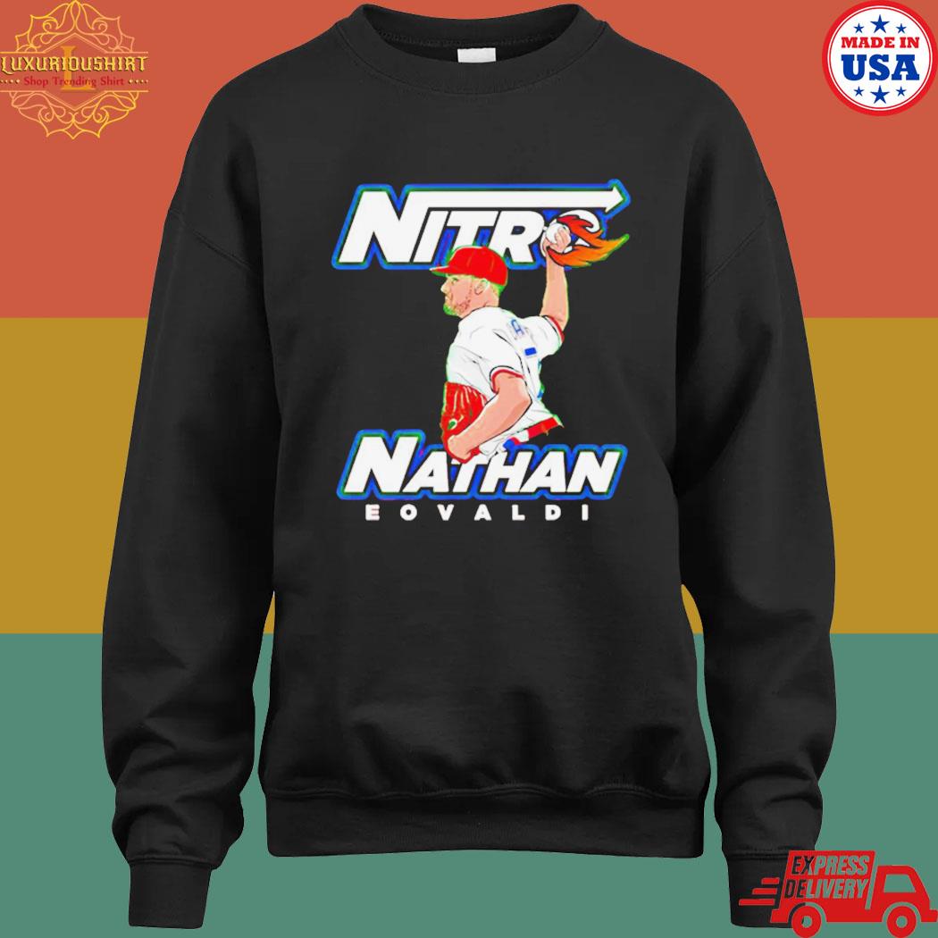 Nitro Nathan Eovaldi MLBPA Tee, Texas Baseball Apparel