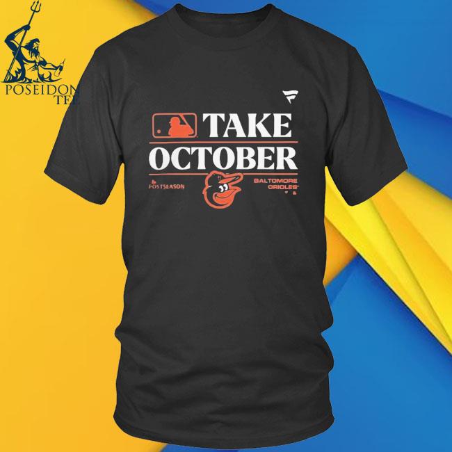 MLB Team Apparel Youth 2023 Postseason Take October Baltimore Orioles  Locker Room T-Shirt