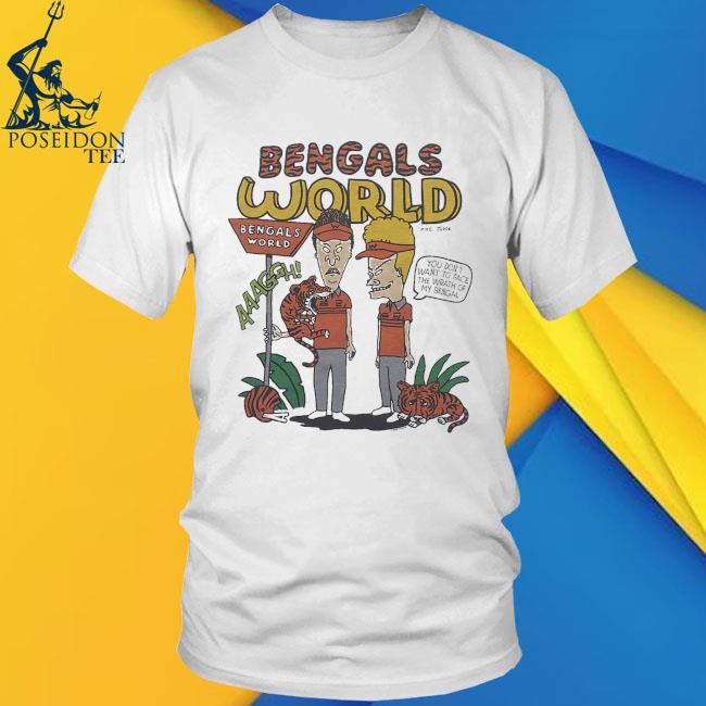 Beavis And Butthead X Cincinnati Bengals World Tee Shirt Hoodie