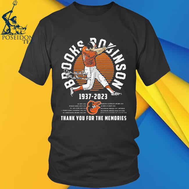 Official 1937 2023 Brooks Robinson Thank You For The Memories Signature T- shirt, hoodie, sweater, long sleeve and tank top