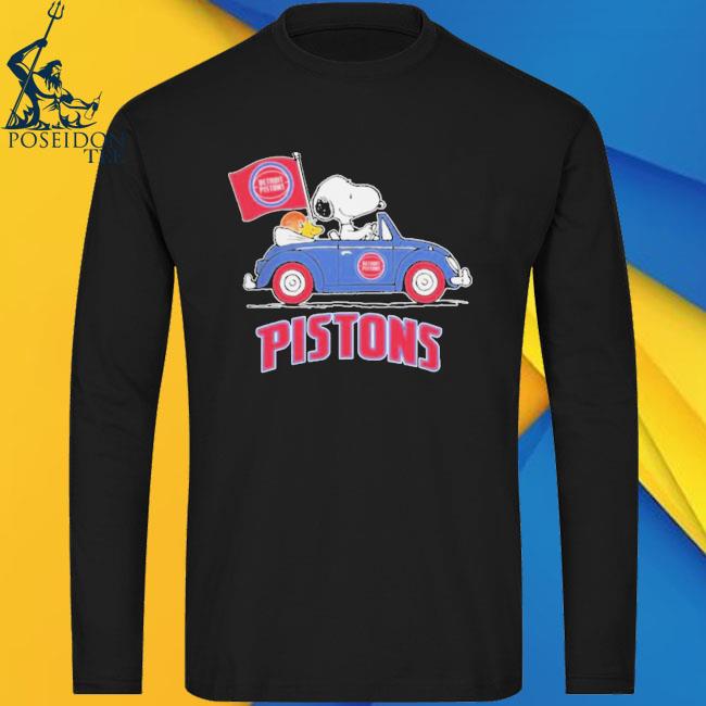 Official Detroit Pistons Long-Sleeved Shirts, Long Sleeve T-Shirts