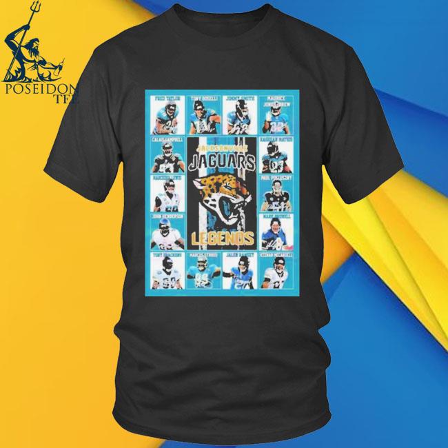 Jacksonville Jaguars Legends Players 2023 Signatures Shirt