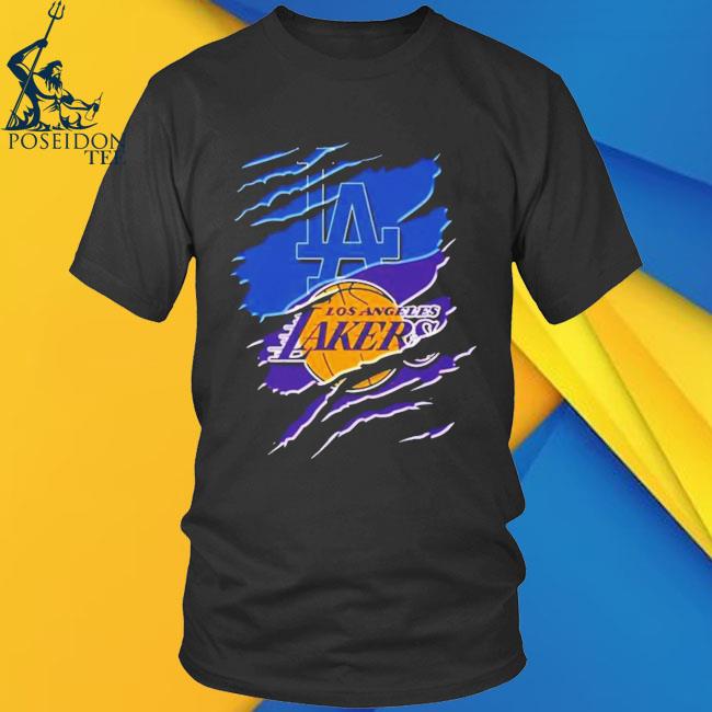 Official Los angeles Dodgers and los angeles Lakers 2023 T-shirt