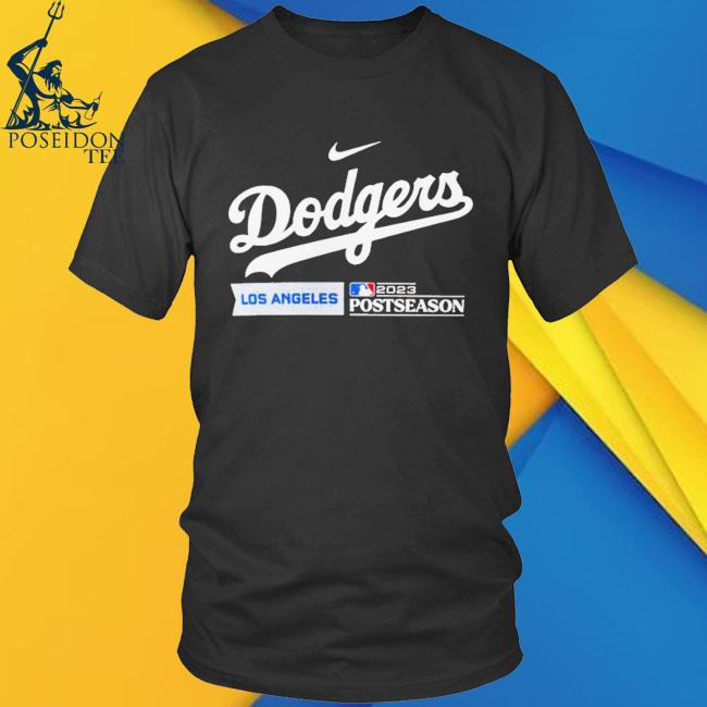 Men's Los Angeles Dodgers Nike Royal 2023 Postseason Authentic Collection  Dugout T-Shirt