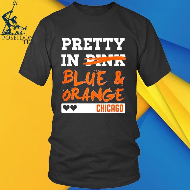 Official Pretty in pink blue and orange chicago T-shirt, hoodie, tank top,  sweater and long sleeve t-shirt