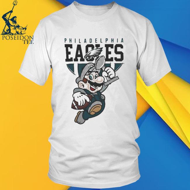 Super Mario Bros x Philadelphia Eagles Football Game Day shirt